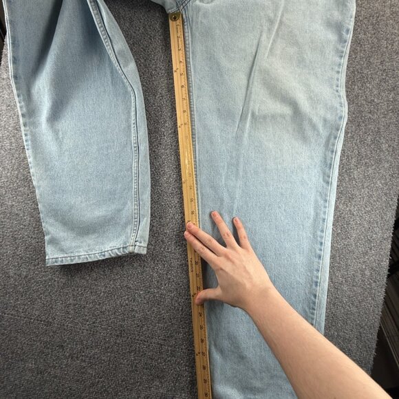 VTG Levi's Silver Tab Blue Jeans Unisex Denim Loose Fit Cotton Y2K ACTL 34x31.5 - Picture 8 of 16